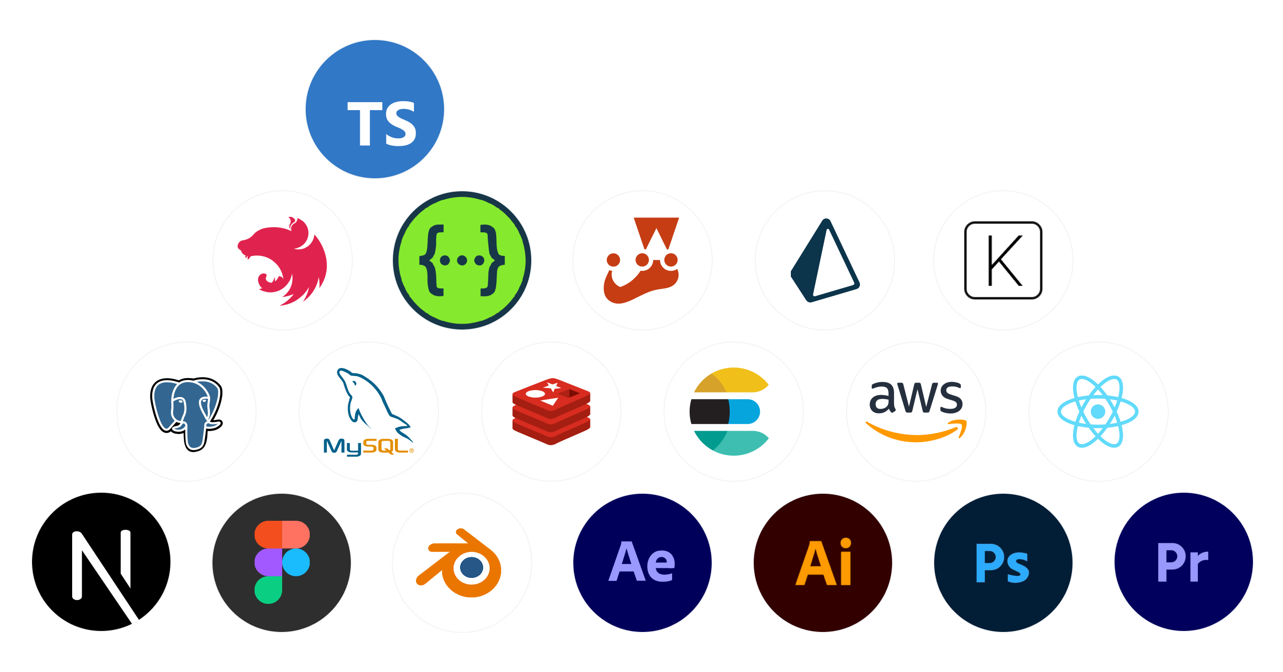 개발 기술 스택 아이콘 이미지